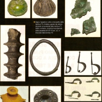 Alcuni oggetti dei corredi delle tombe provenienti dalla necropoli del Bettolino